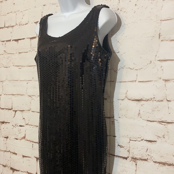 ✨VINTAGE✨ Glenrob Sequin Cocktail Dress, Size M - Picture 2 of 7